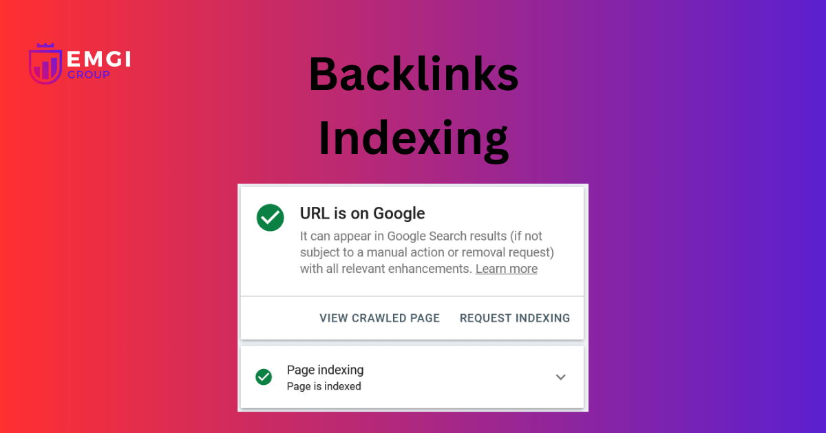 Backlinks Indexing