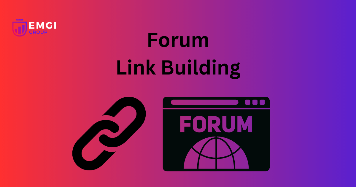 Forum Link Building