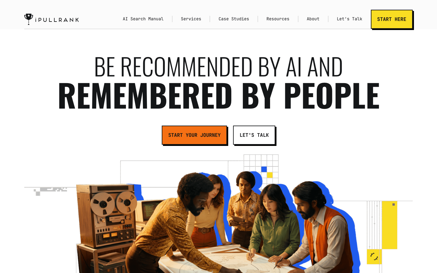 Homepage of iPullRank